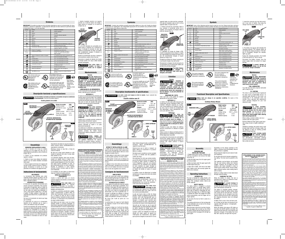 Skil 2352 User Manual | Page 2 / 2