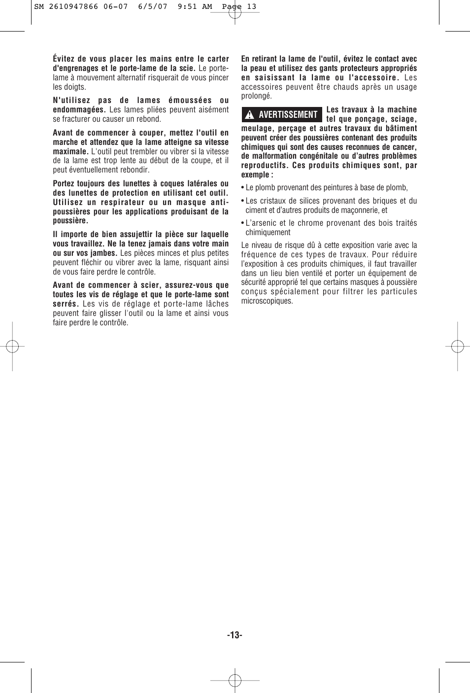 Skil 9205 User Manual | Page 13 / 32