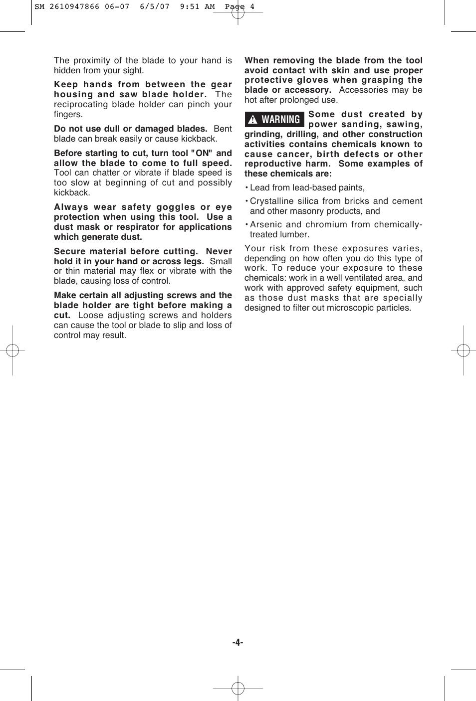 Skil 9205 User Manual | Page 4 / 32