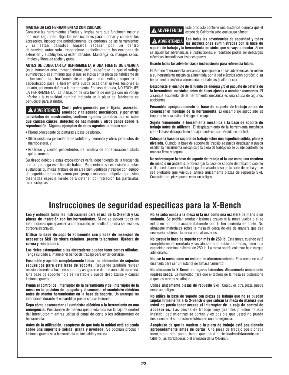 Skil 3100 User Manual | Page 23 / 32