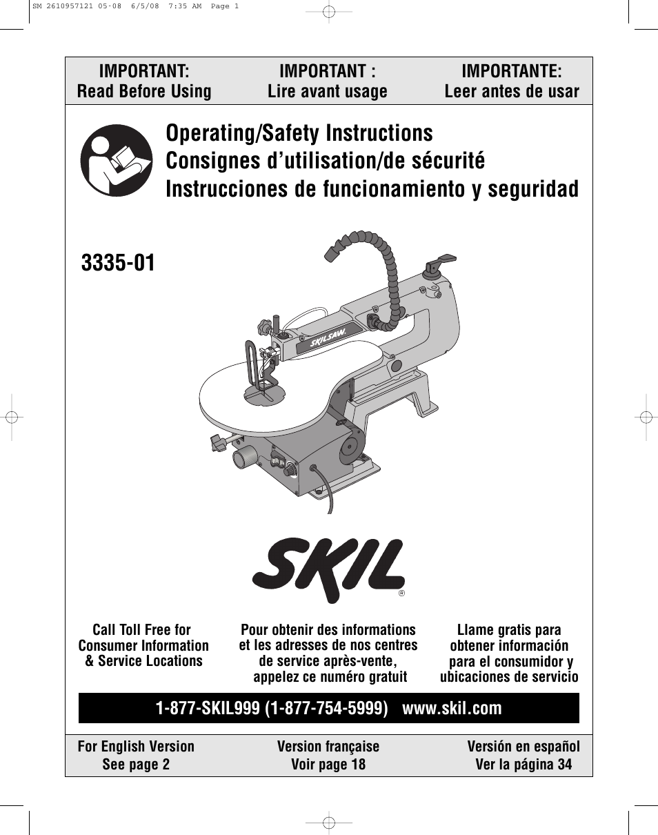 Skil 3335-01 User Manual | 52 pages