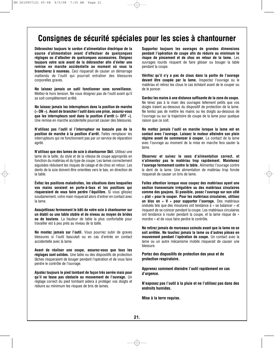 Skil 3335-01 User Manual | Page 21 / 52