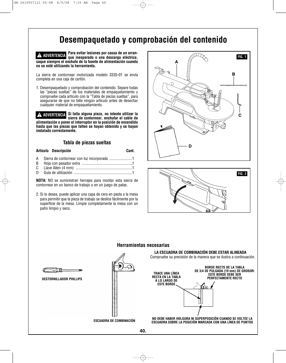 Skil 3335-01 User Manual | Page 40 / 52