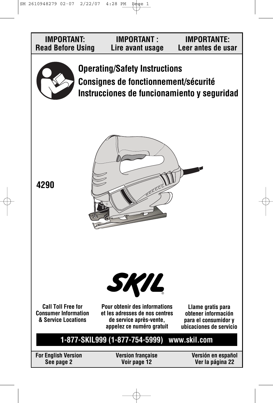 Skil 4290 User Manual | 32 pages