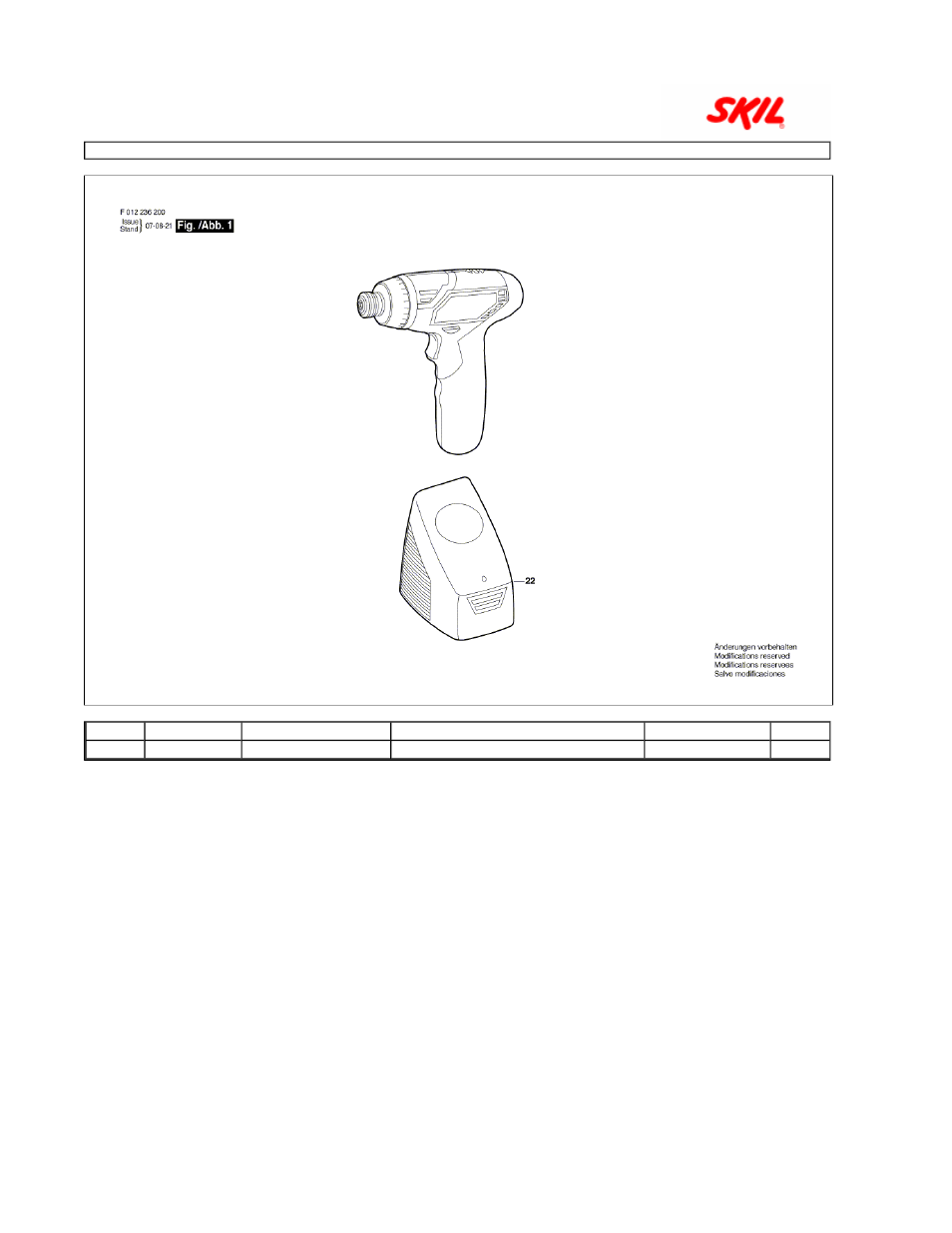 Skil 2362 User Manual | 1 page