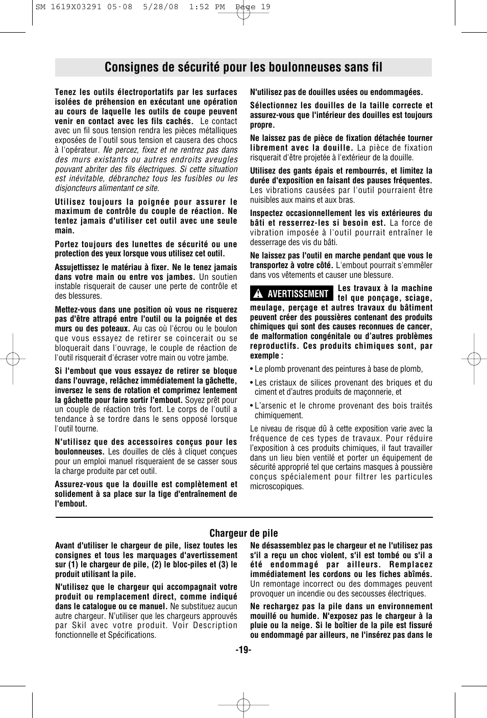 Skil 2372 User Manual | Page 19 / 44