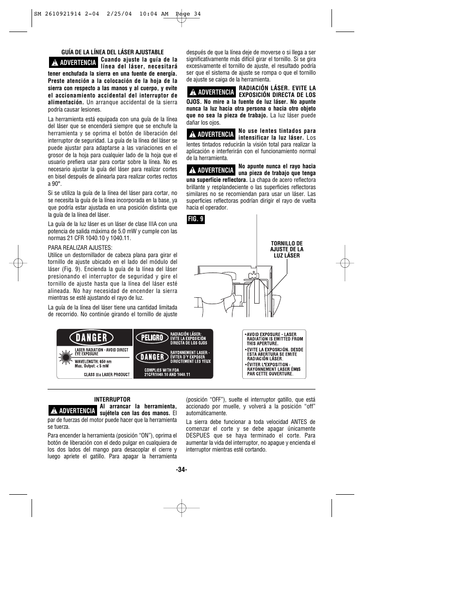 Skil 5750 User Manual | Page 34 / 40