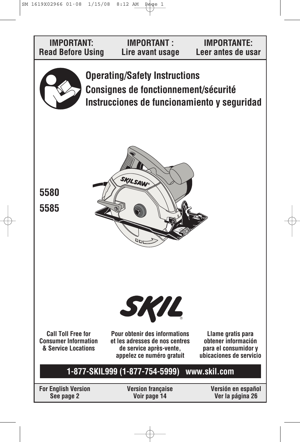 Skil 5585 User Manual | 40 pages