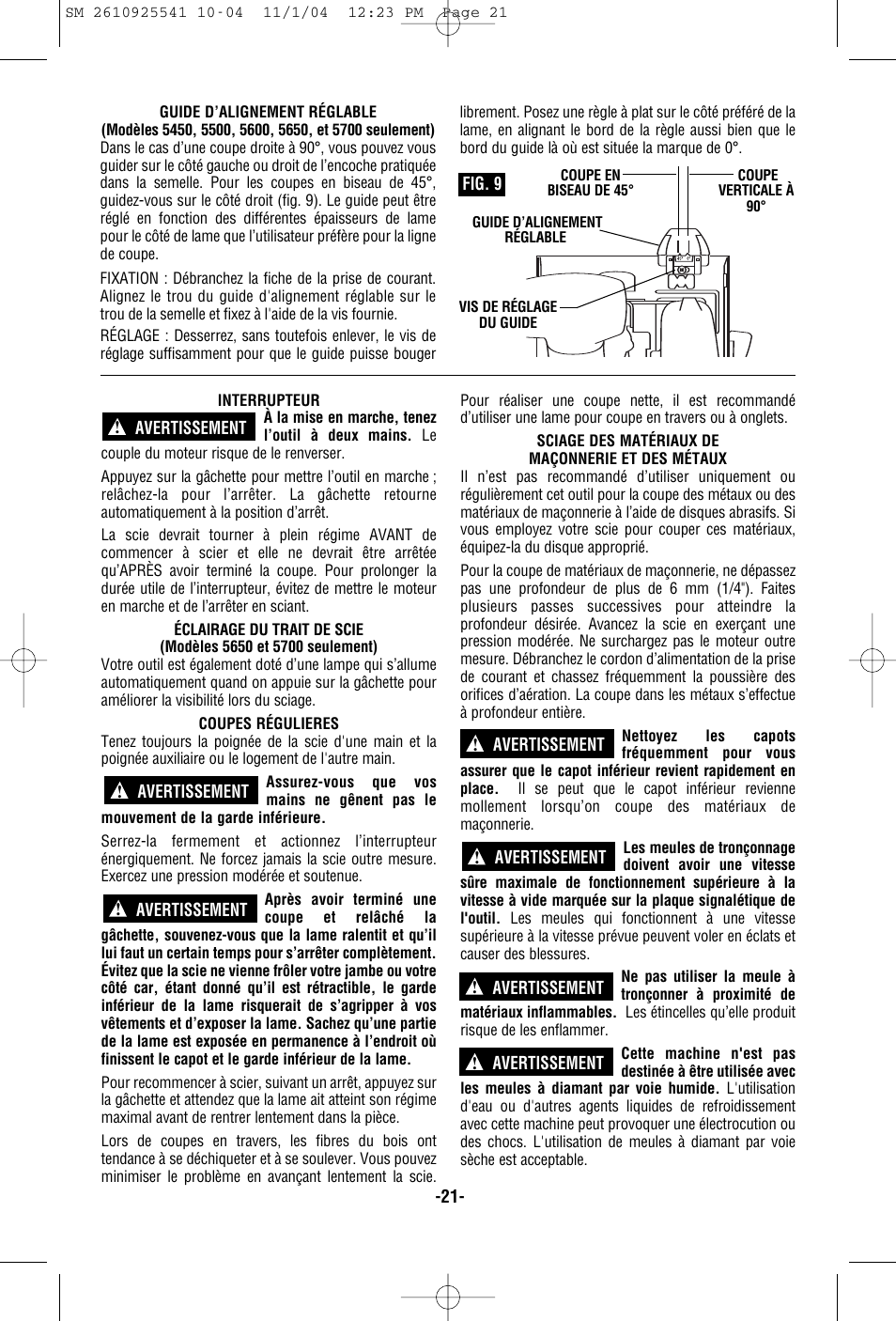 Skil 5400 User Manual | Page 21 / 36