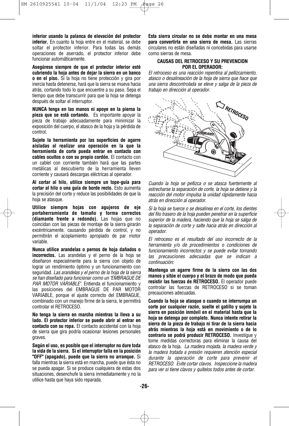 Skil 5400 User Manual | Page 26 / 36