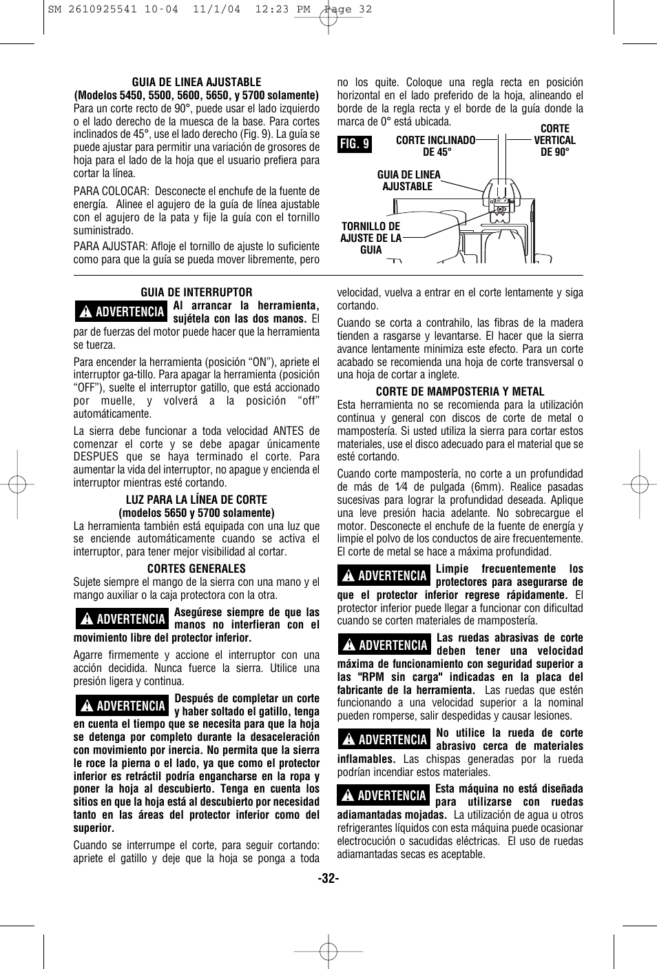 Skil 5400 User Manual | Page 32 / 36