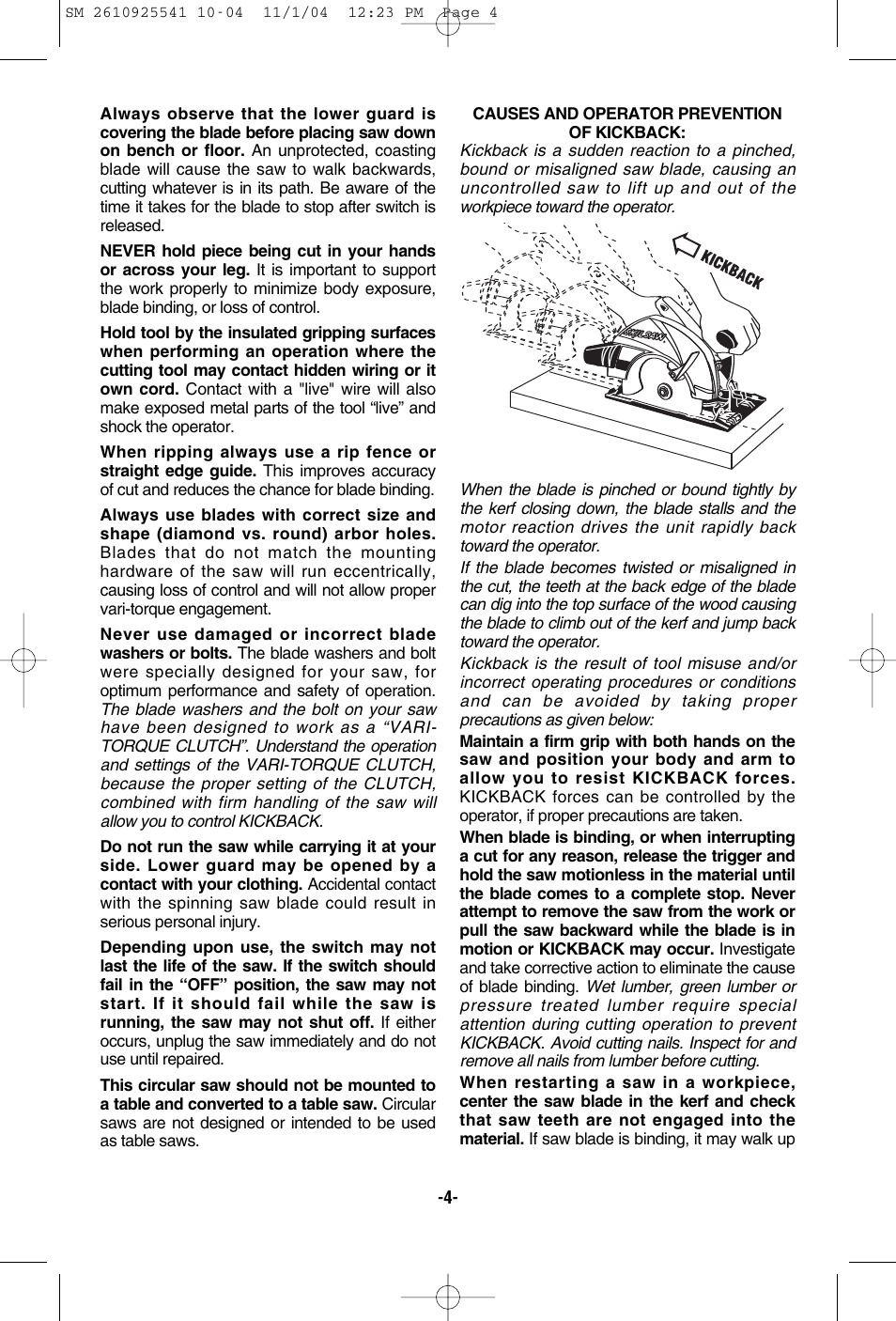 Skil 5400 User Manual | Page 4 / 36