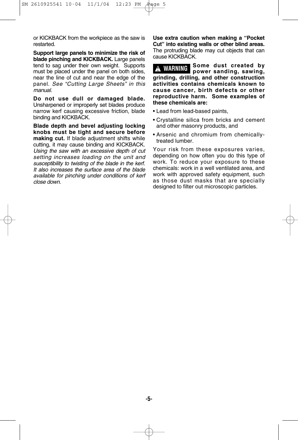 Skil 5400 User Manual | Page 5 / 36