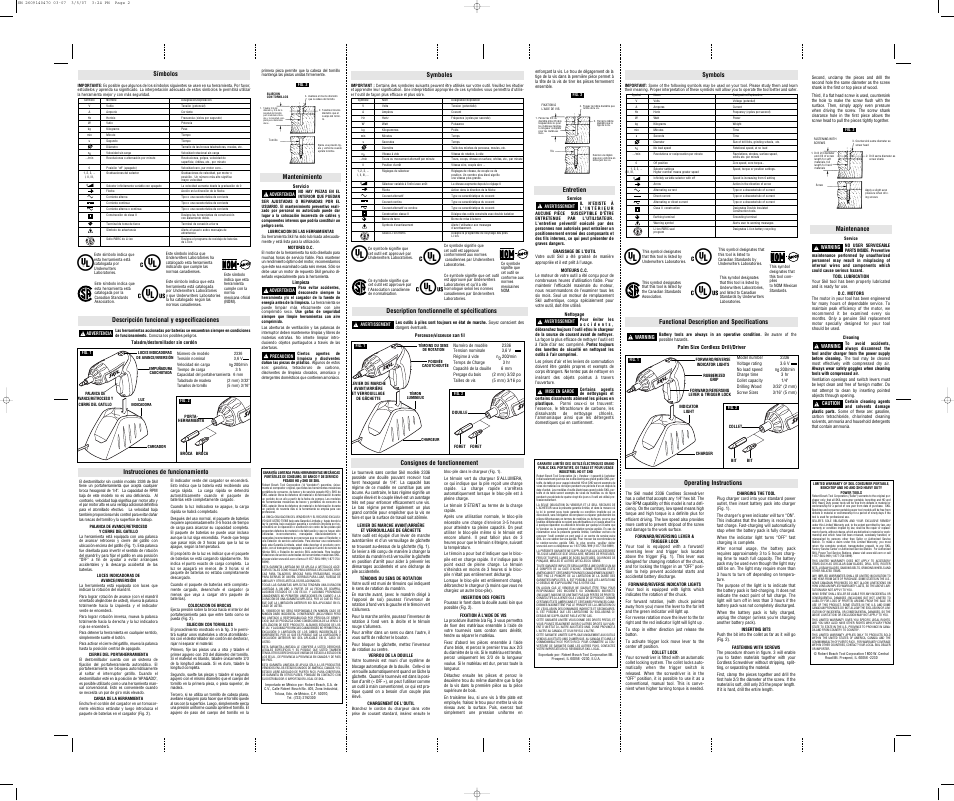 Skil 2336 User Manual | Page 2 / 2