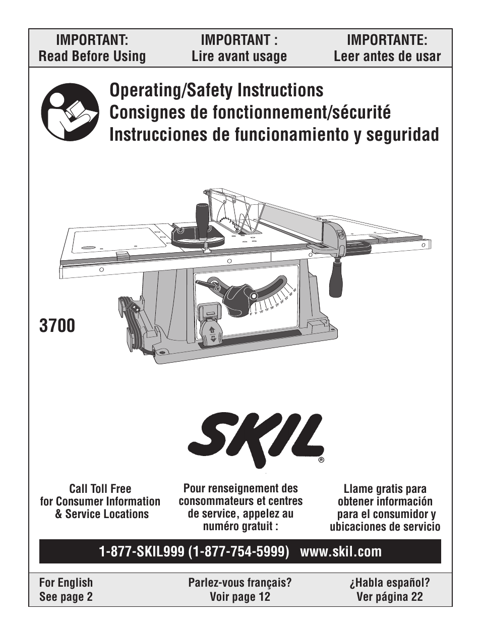 Skil 3700 User Manual | 112 pages