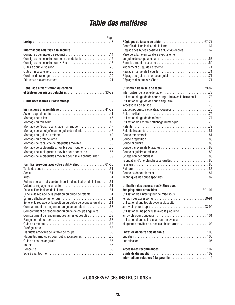 Skil 3700 User Manual | Page 12 / 112
