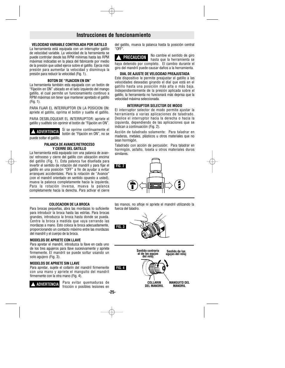 Instrucciones de funcionamiento | Skil 6464 User Manual | Page 25 / 32