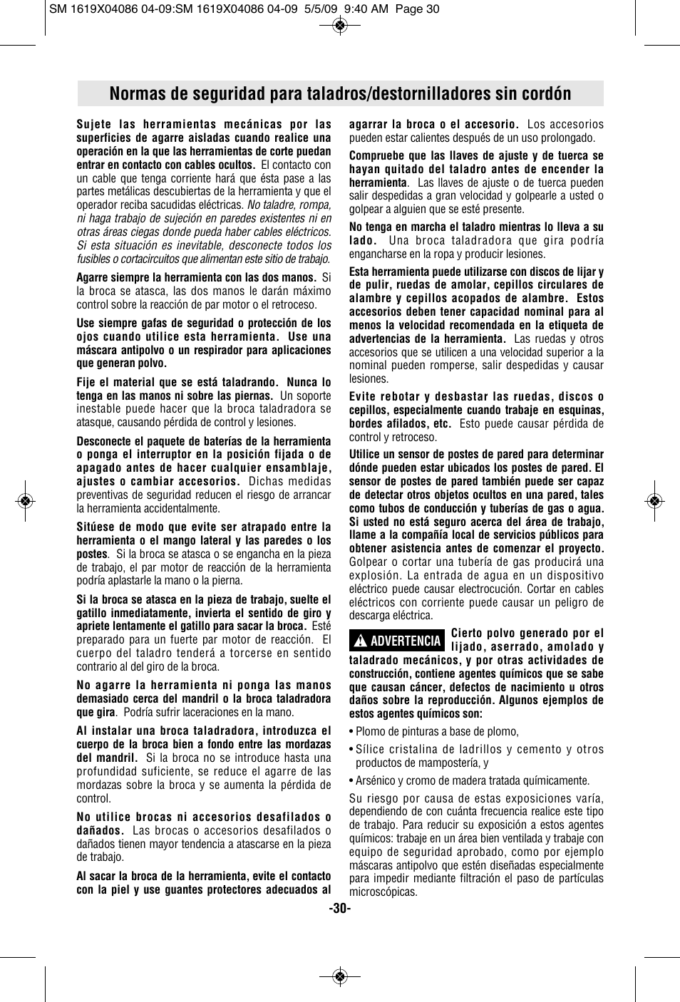 Skil 2250 User Manual | Page 30 / 44