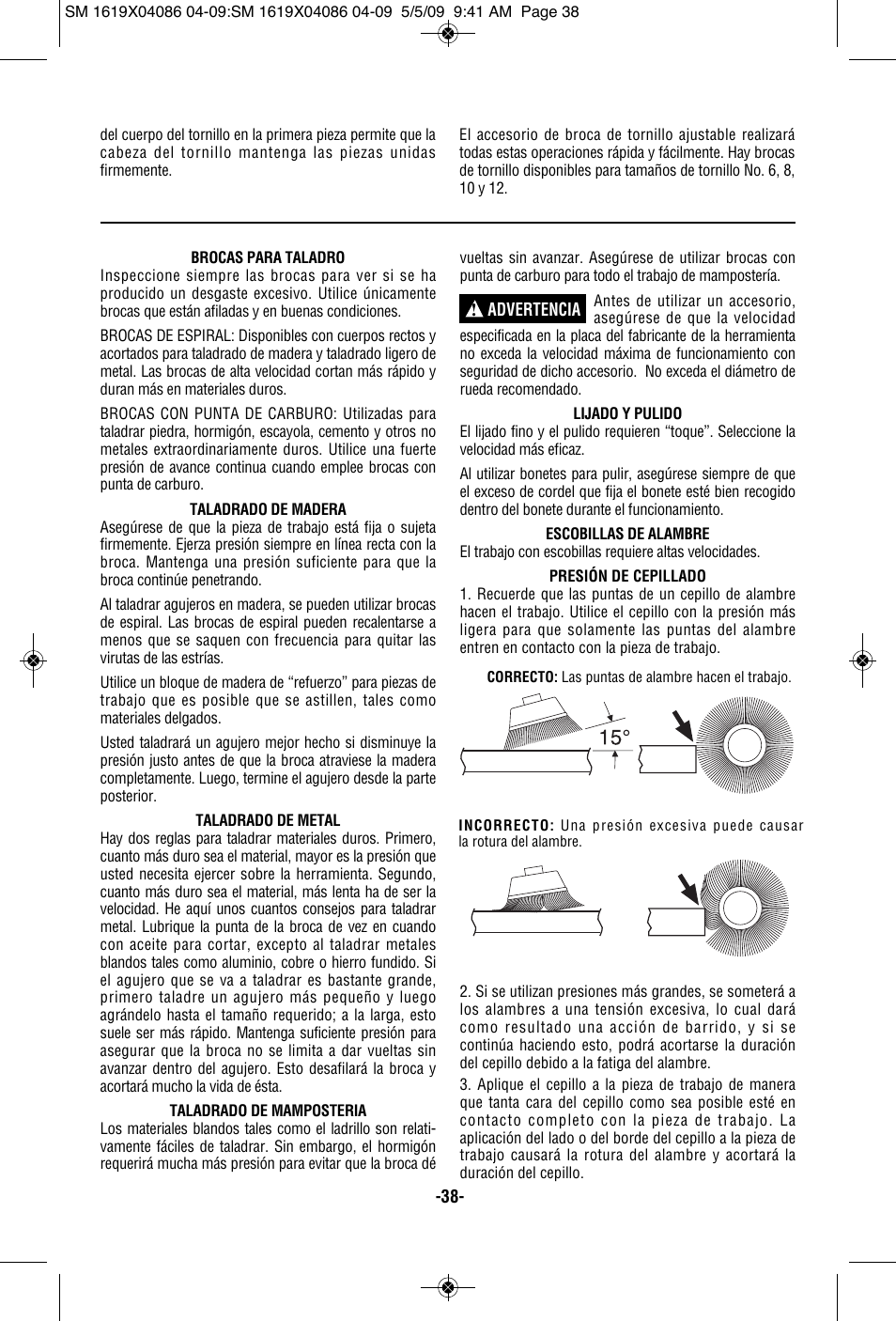 Skil 2250 User Manual | Page 38 / 44