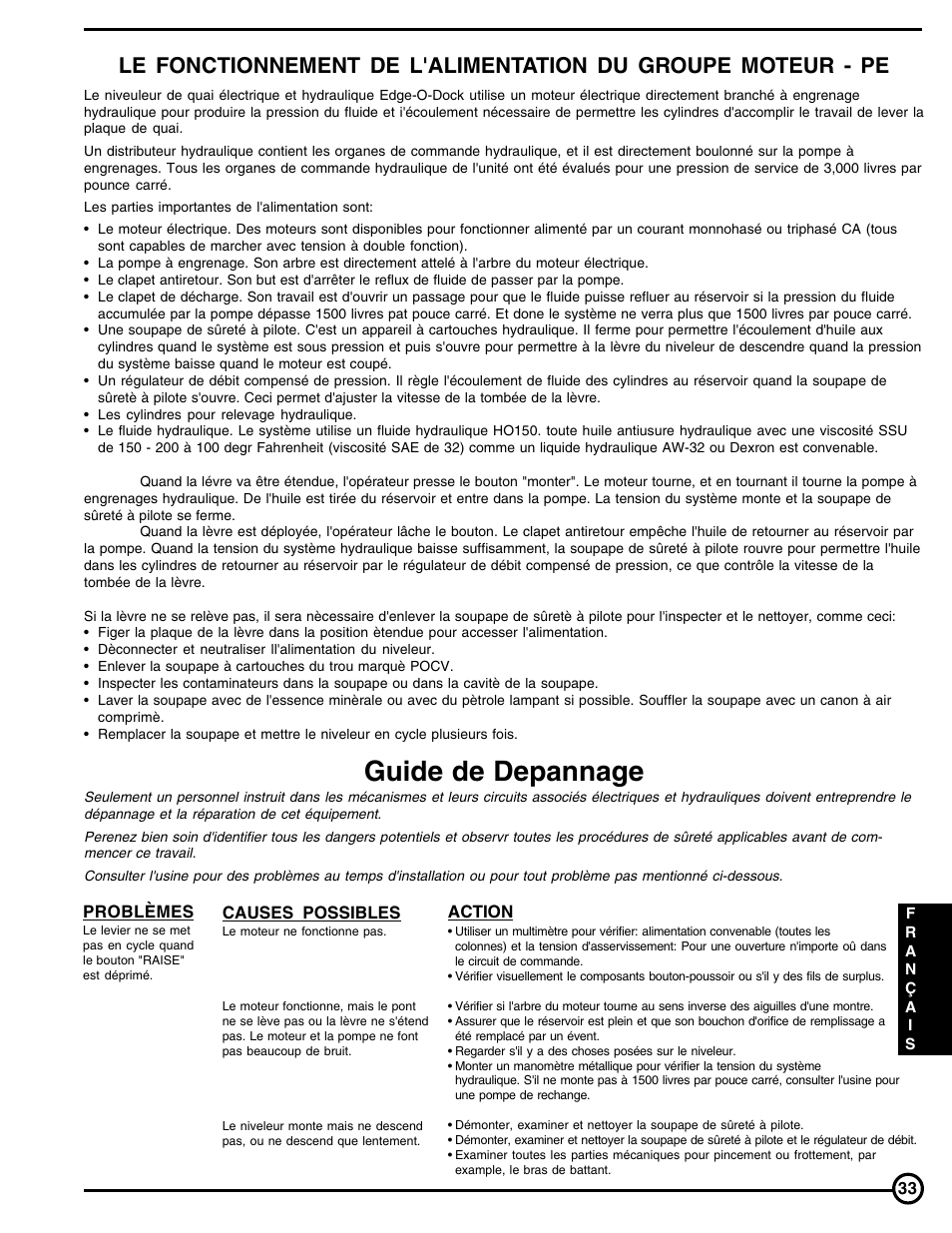 Guide de depannage | Skil FM Series User Manual | Page 33 / 40