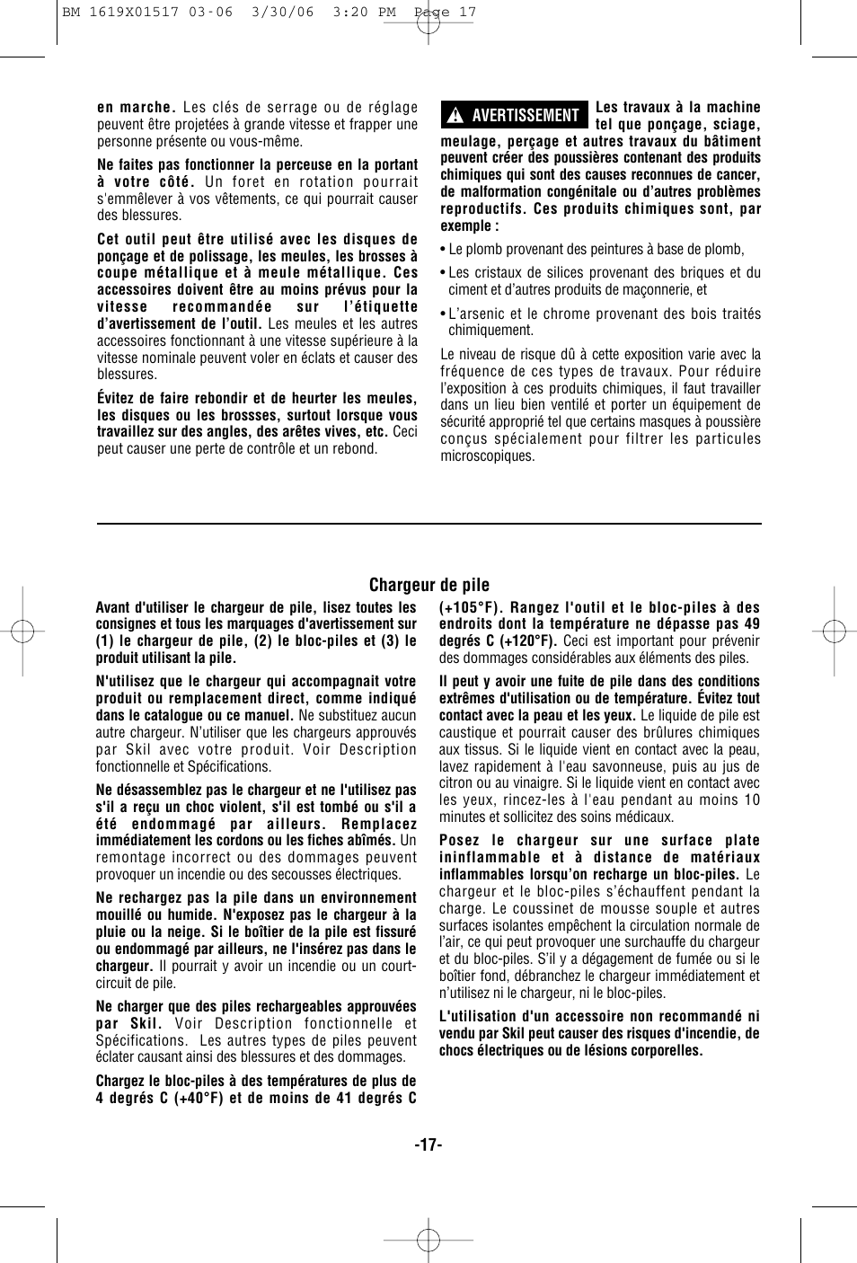 Skil 2867 User Manual | Page 17 / 40