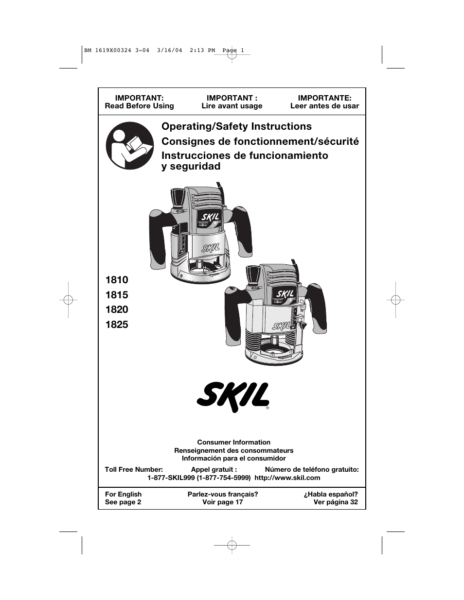 Skil 1825 User Manual | 48 pages