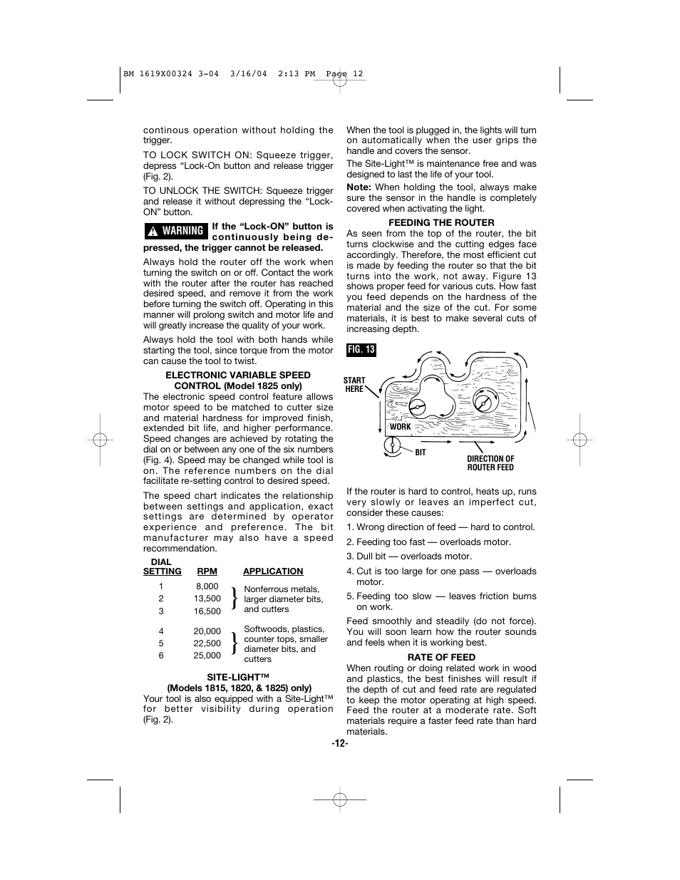 Skil 1825 User Manual | Page 12 / 48