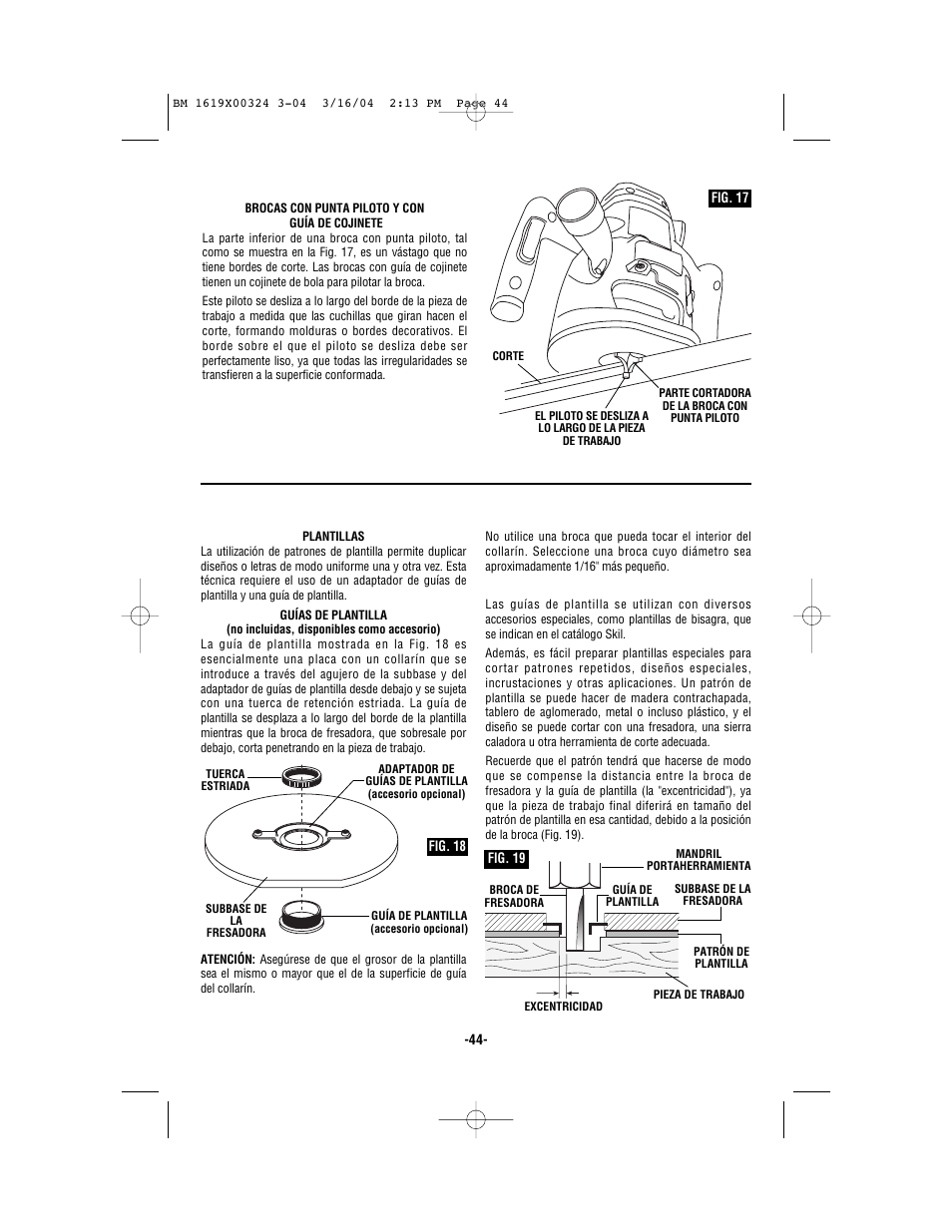 Skil 1825 User Manual | Page 44 / 48