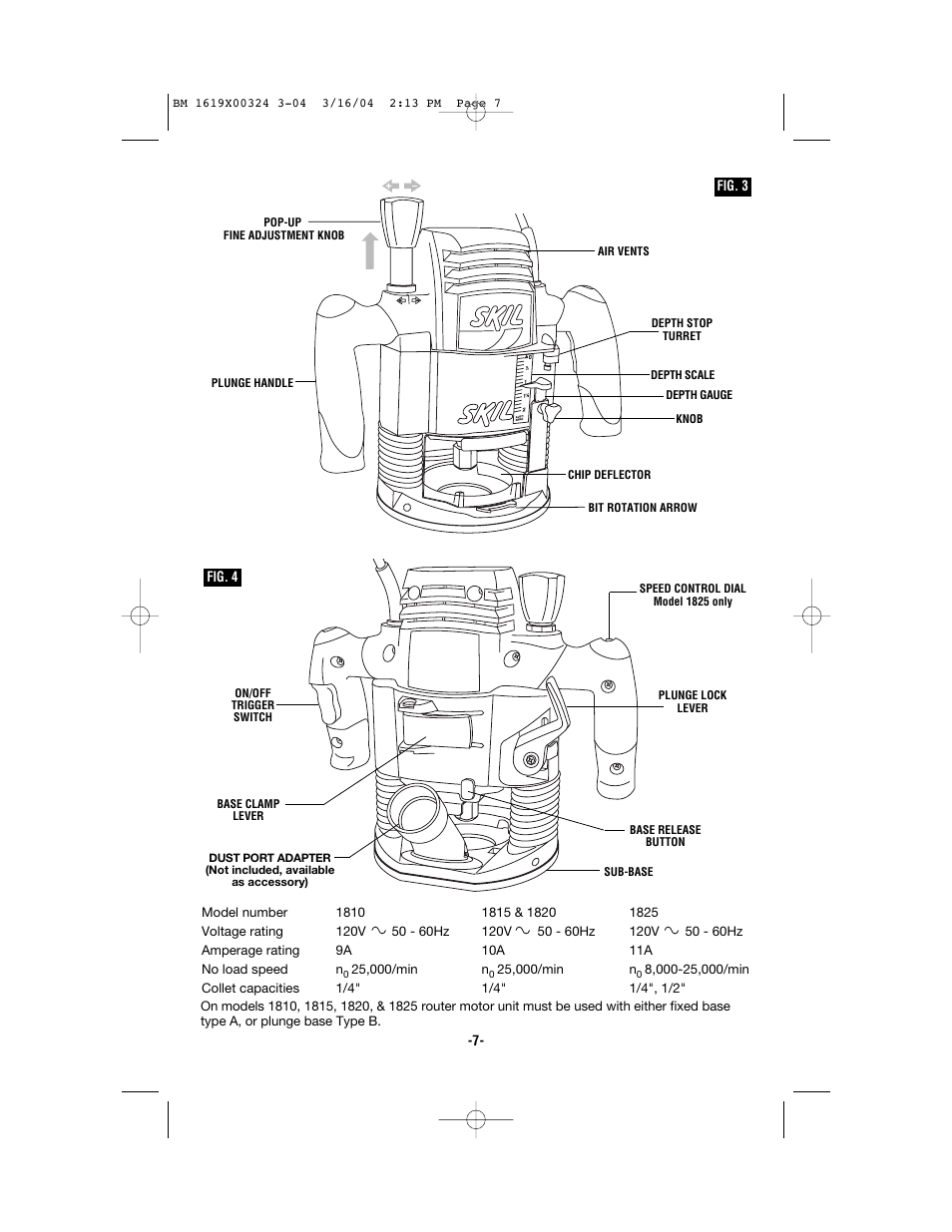 Skil 1825 User Manual | Page 7 / 48