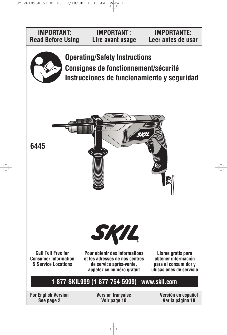 Skil 6445 User Manual | 28 pages