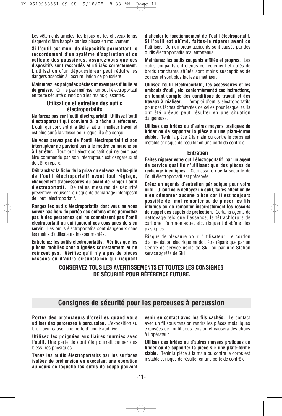 Skil 6445 User Manual | Page 11 / 28