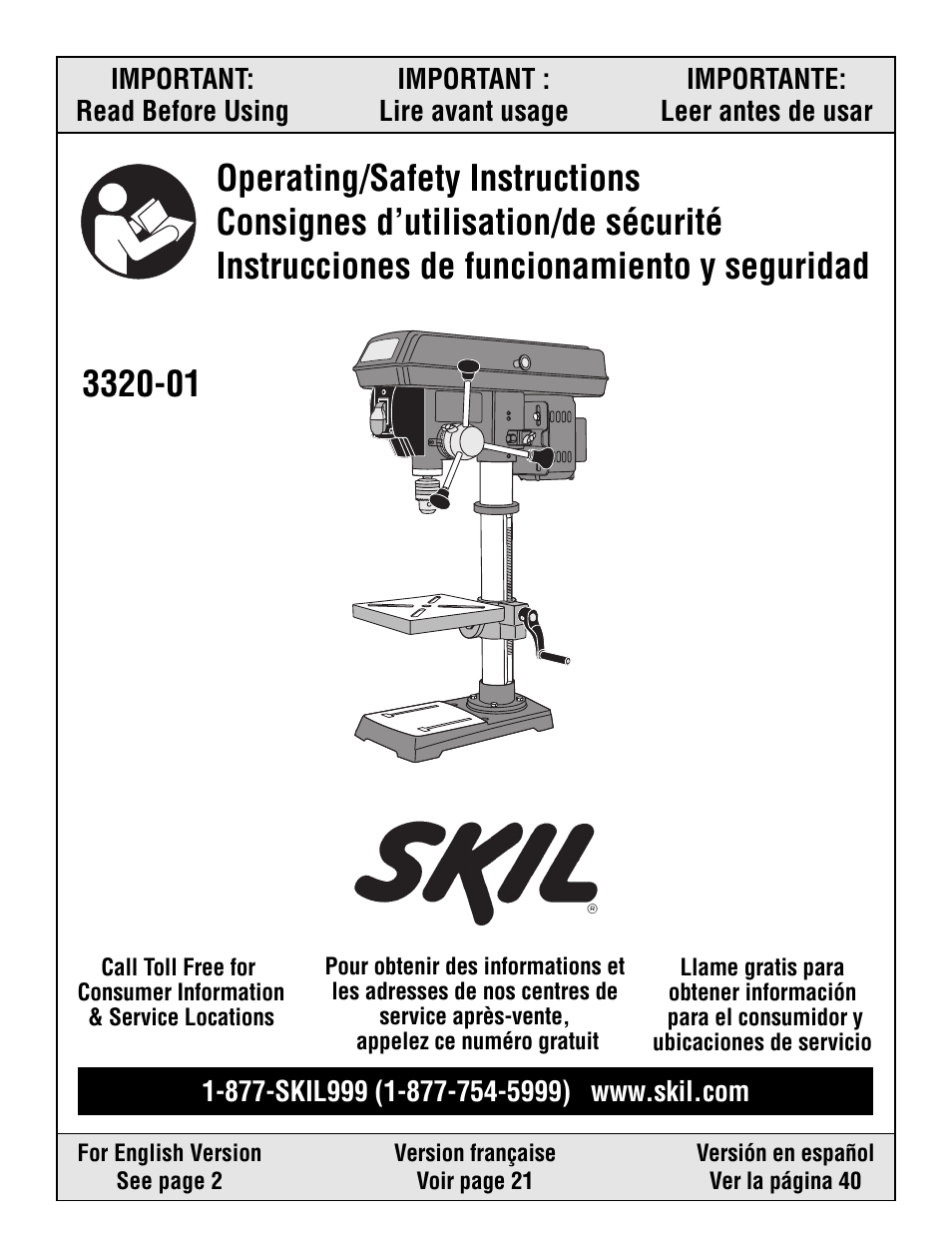 Skil 3320-01 User Manual | 60 pages