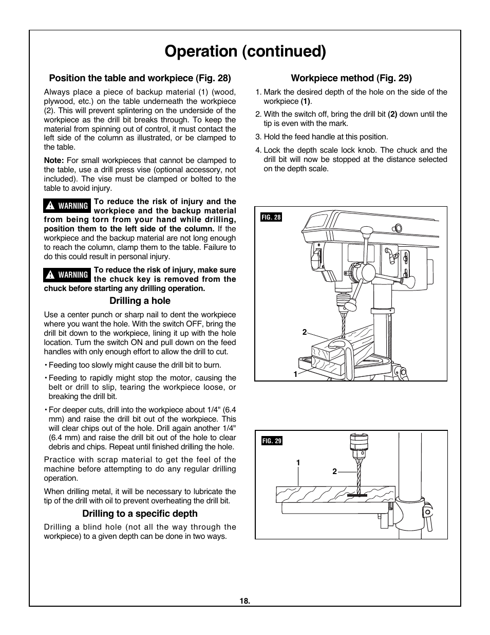 Operation (continued) | Skil 3320-01 User Manual | Page 18 / 60