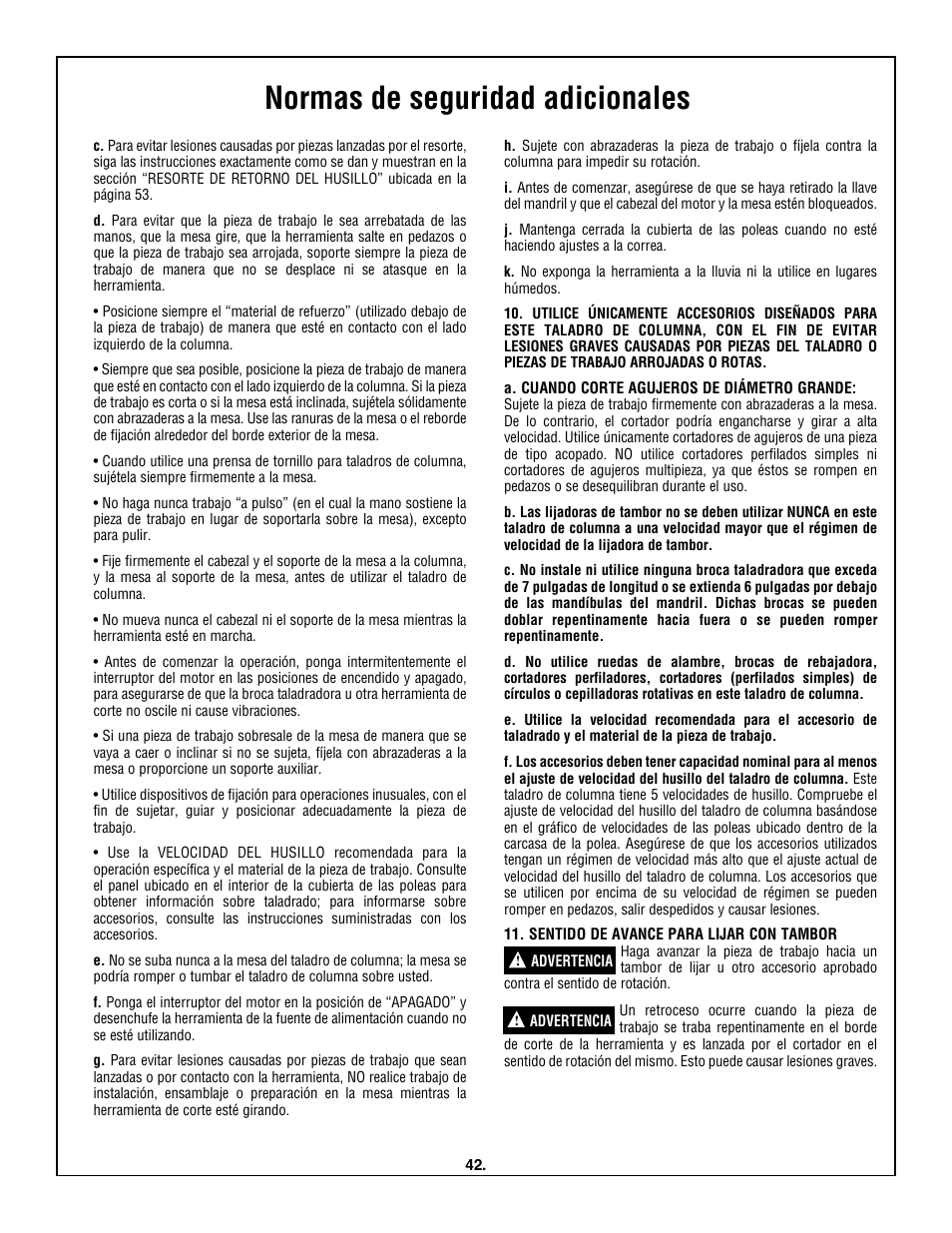 Normas de seguridad adicionales | Skil 3320-01 User Manual | Page 42 / 60