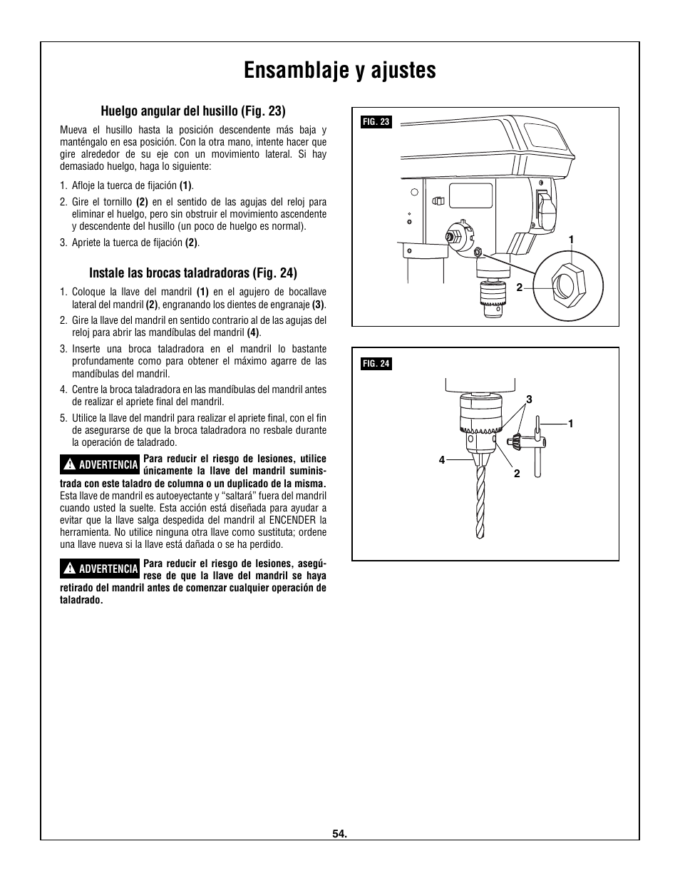 Ensamblaje y ajustes | Skil 3320-01 User Manual | Page 54 / 60