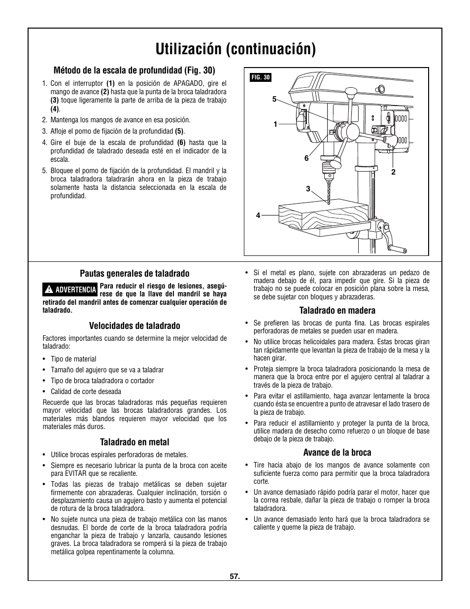 Utilización (continuación) | Skil 3320-01 User Manual | Page 57 / 60