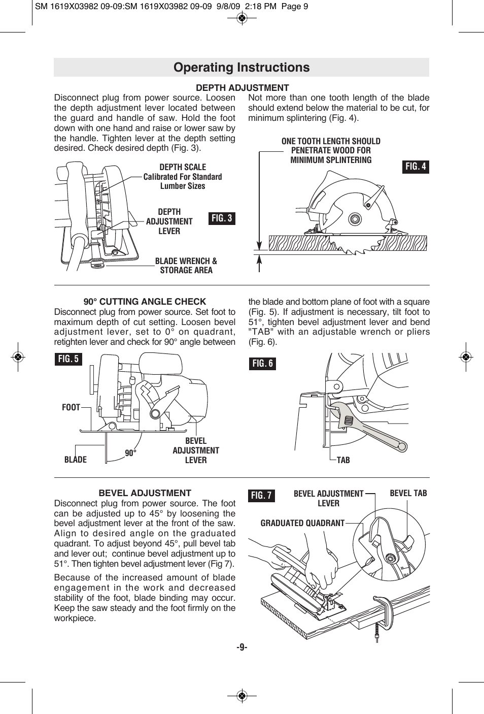 Operating instructions | Skil HD5687 User Manual | Page 9 / 44