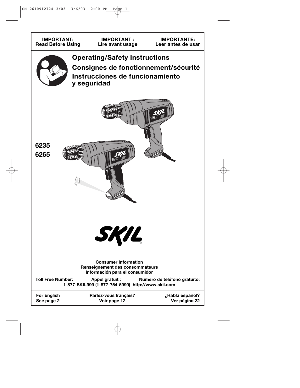 Skil 6265 User Manual | 32 pages
