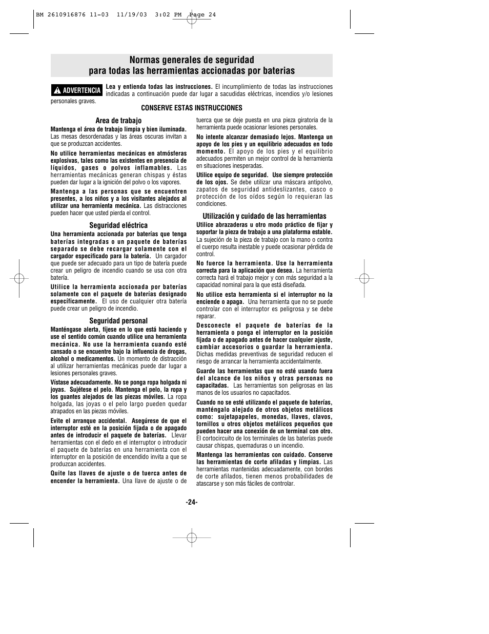 Skil 52324 User Manual | Page 24 / 36