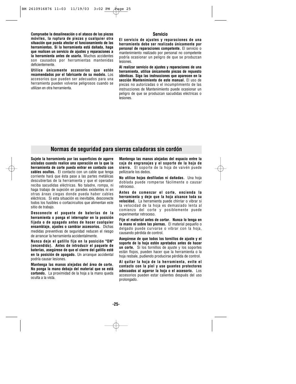 Skil 52324 User Manual | Page 25 / 36