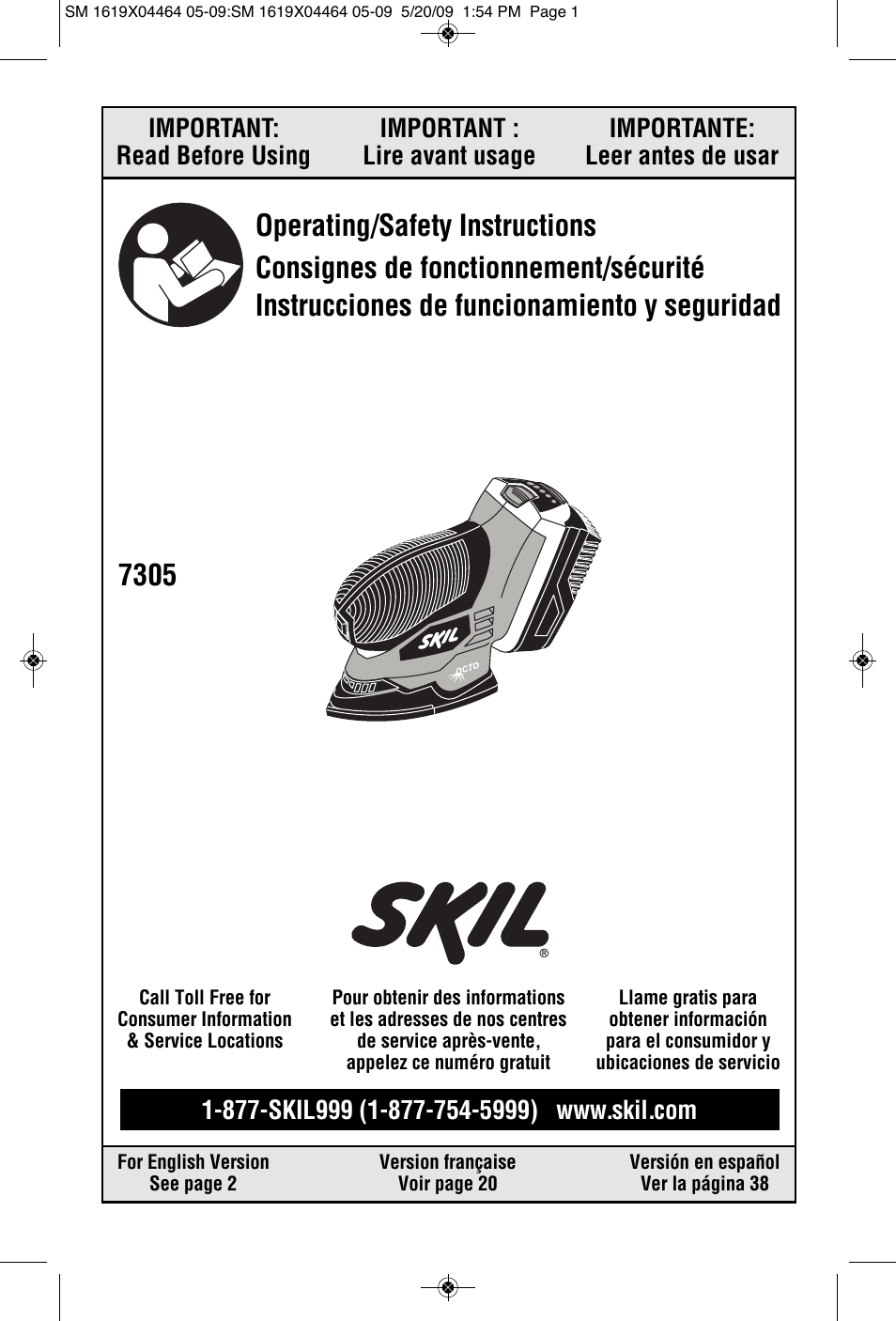 Skil 7305 User Manual | 56 pages