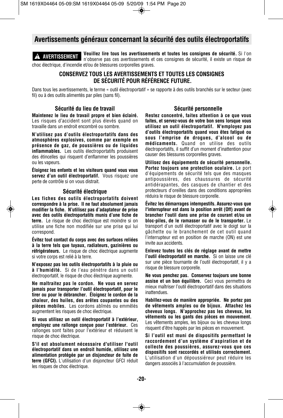 Skil 7305 User Manual | Page 20 / 56