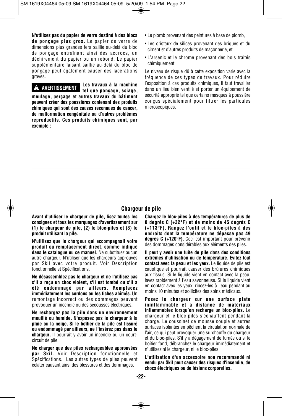 Skil 7305 User Manual | Page 22 / 56
