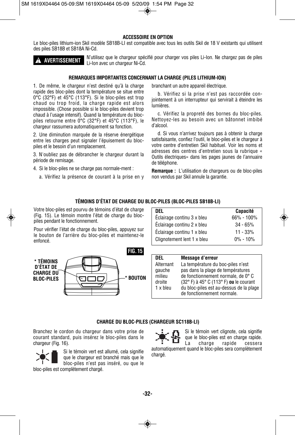Skil 7305 User Manual | Page 32 / 56