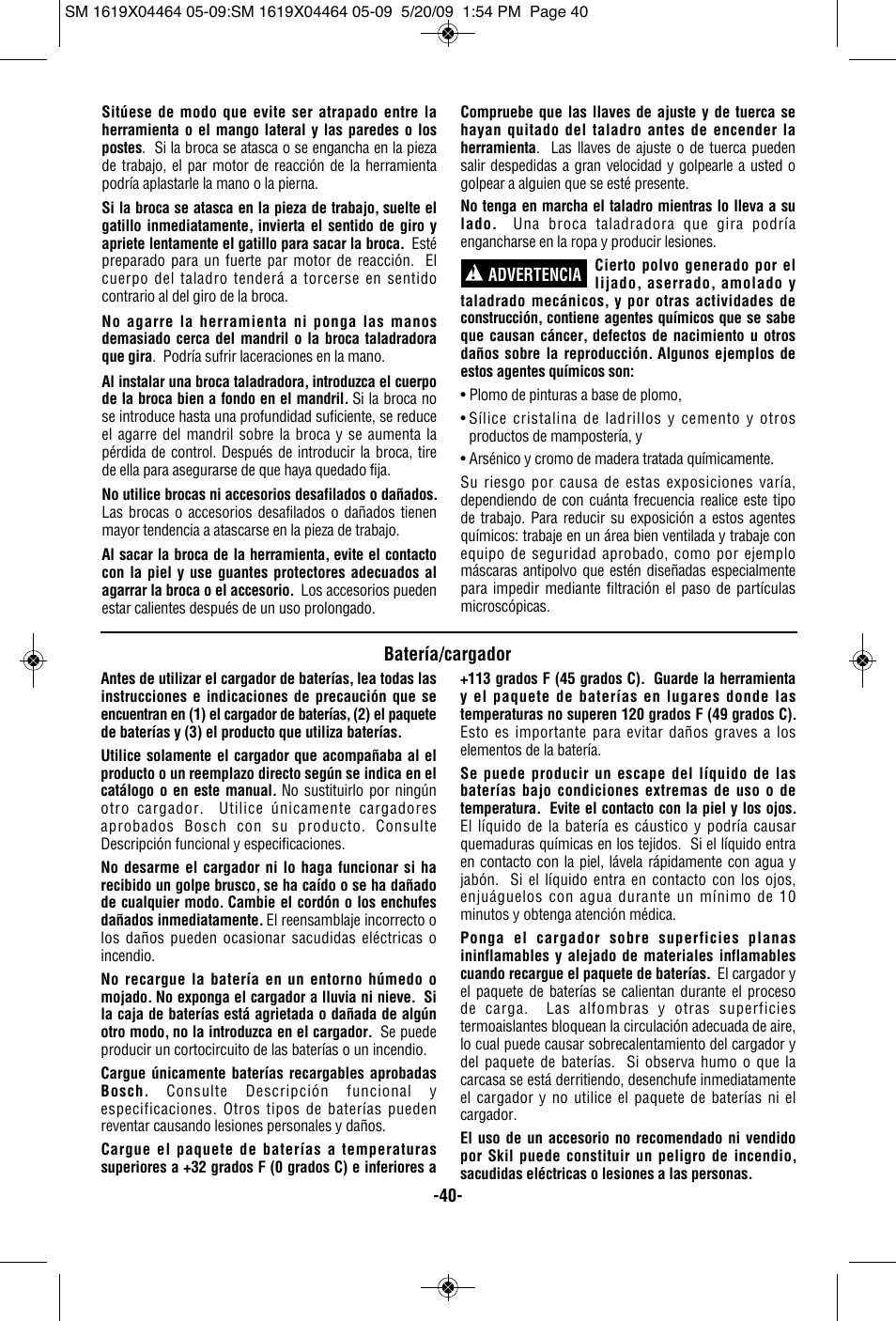 Skil 7305 User Manual | Page 40 / 56