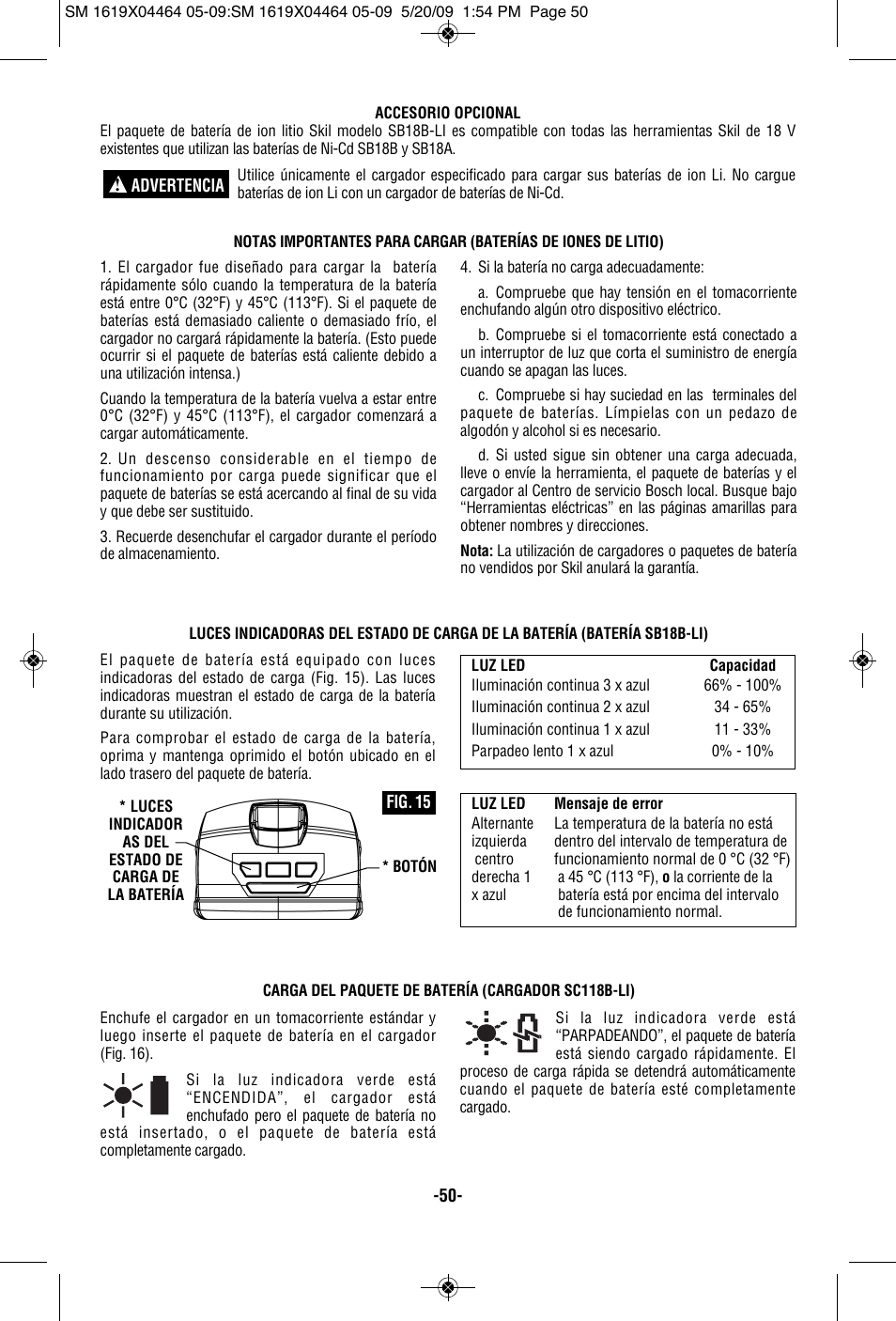 Skil 7305 User Manual | Page 50 / 56