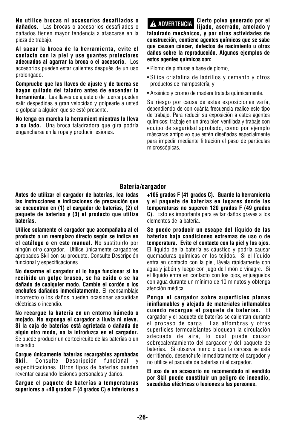 Skil 2885 User Manual | Page 26 / 36