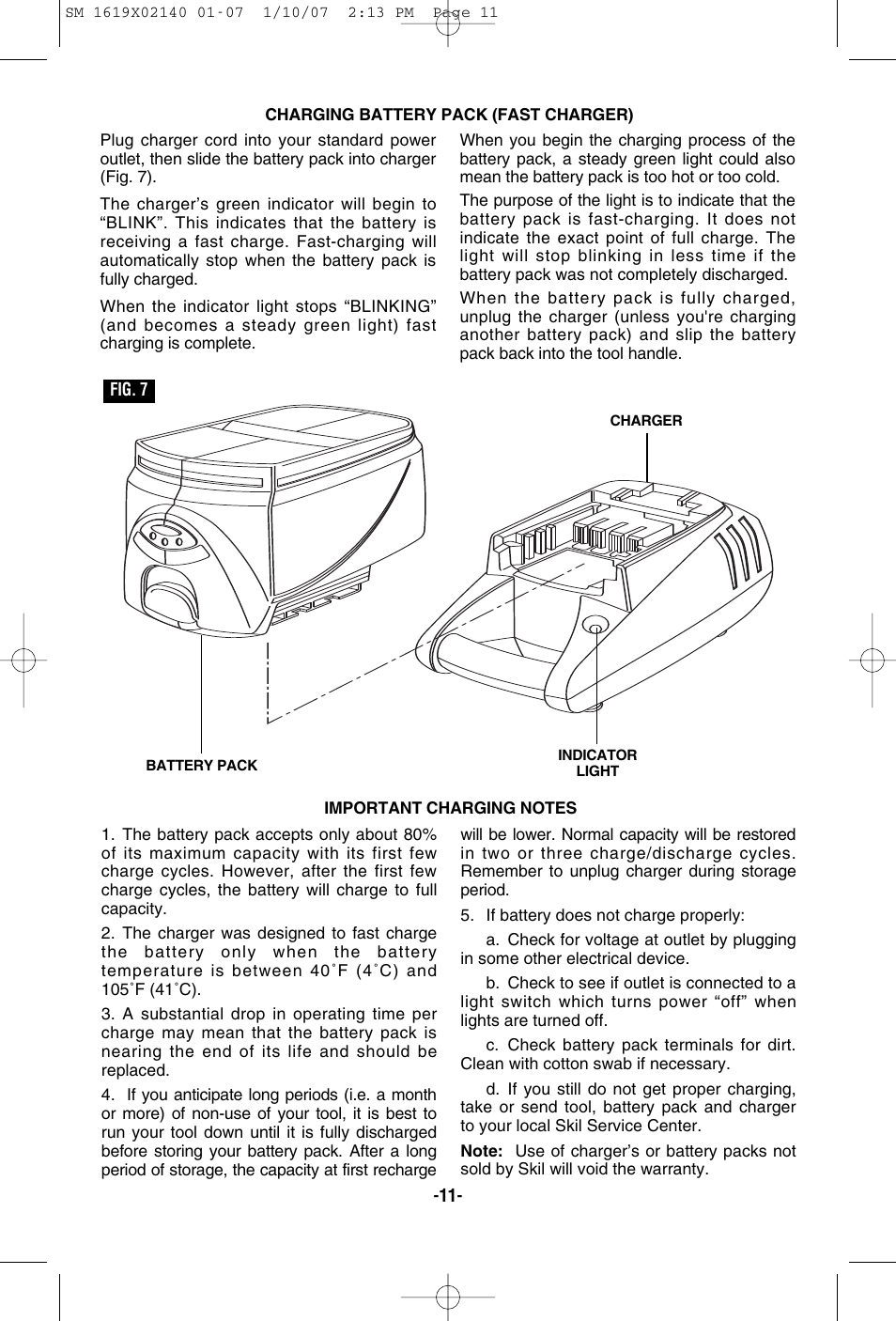 Skil 2587 User Manual | Page 11 / 44