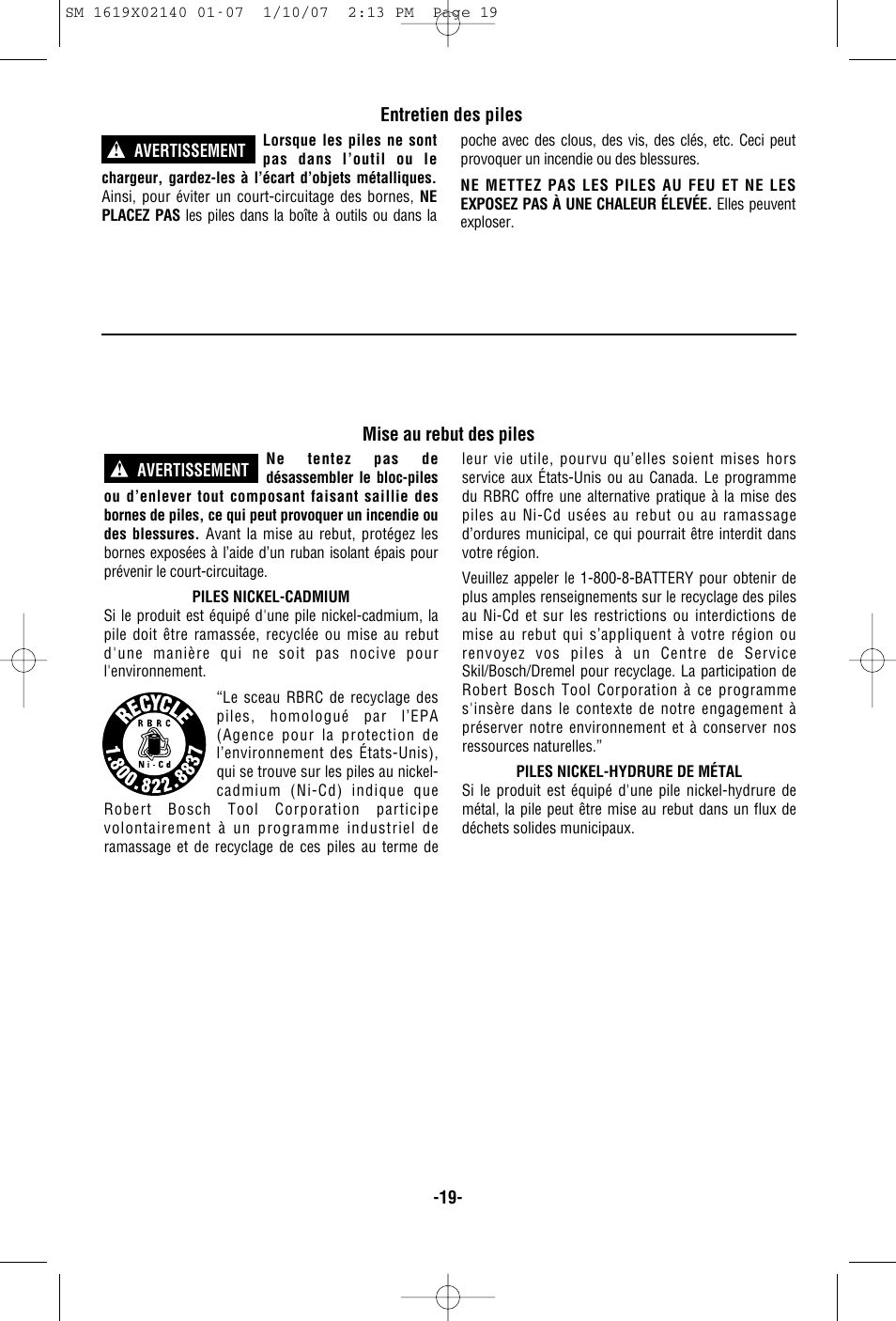 Skil 2587 User Manual | Page 19 / 44