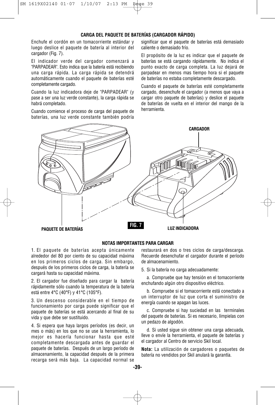 Skil 2587 User Manual | Page 39 / 44